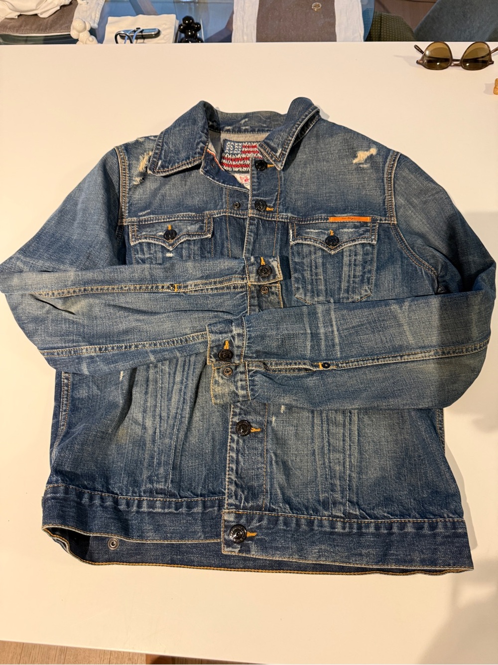 True religion 100% cotton denim jacket